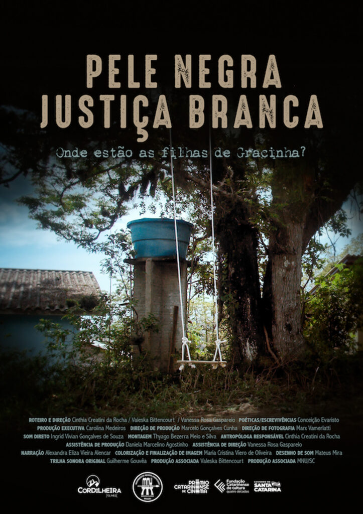 Pele Negra, JustiCa Branca 2022 CARTAZ  3ª mostra de cinema chica pelega ed quilombola 2023